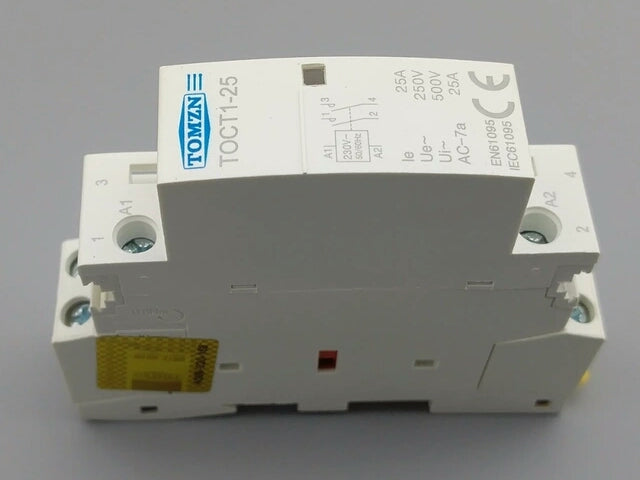CT 0701 CONTACTOR 25A/2P 230V NO/ABIERTOS ESTRECHO