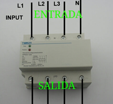 SOBRETENSIONES 0870 100A/4P PERMANENTES AUTOREARMABLE