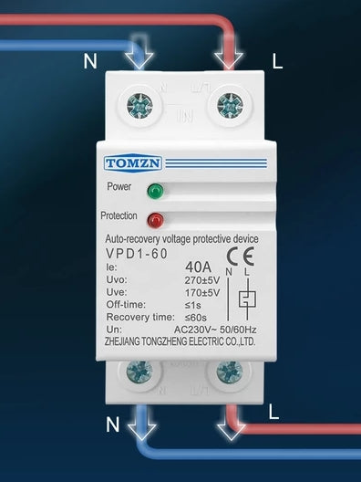 SOBRETENSIONES 0393 40A/2P PERMANENTES