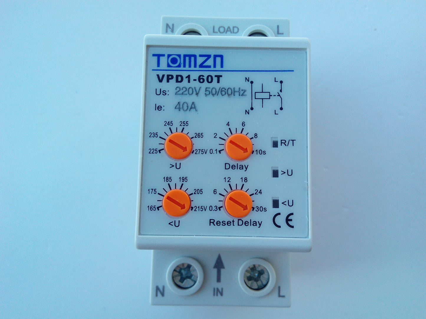 COMBO SOBRETENSIONES AJUSTABLE HASTA 40A/2P