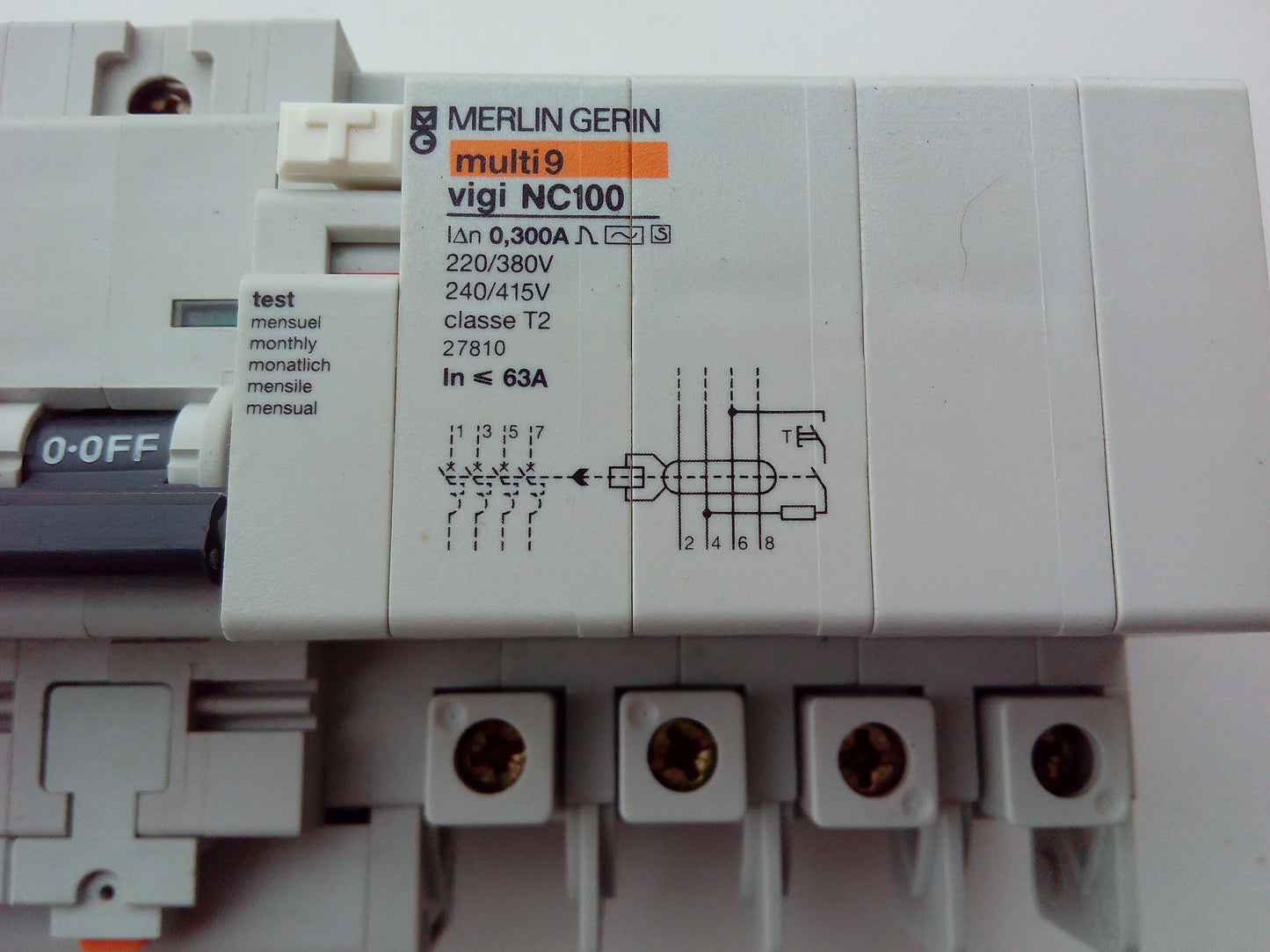 VIGI L C20A/4P + ID 63A/300MA MELIN GERIN