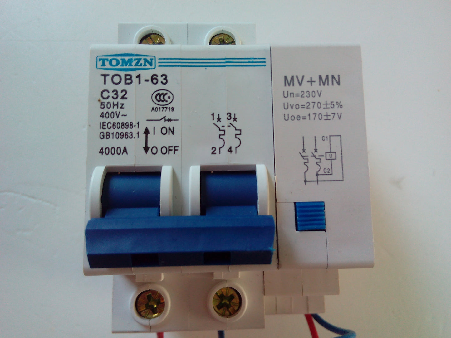 IGA 0809 32A/2P + LIMITADOR DE SOBRETENSION