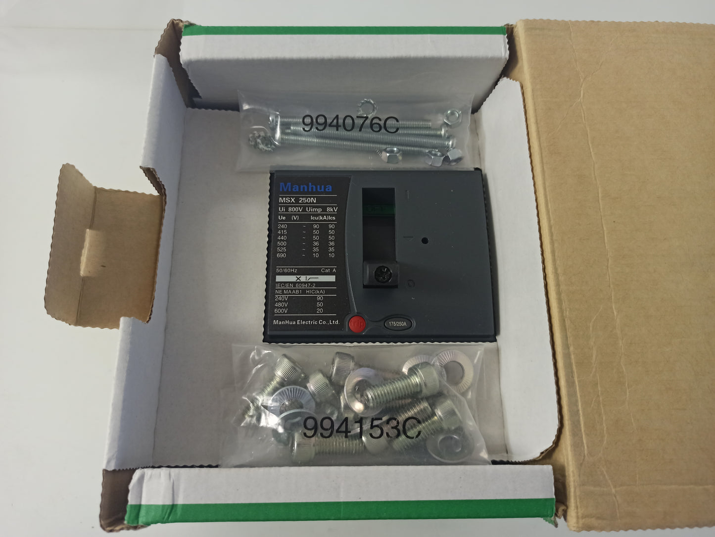 MSX250N 175/250A/4P INTERRUPTOR AUTOMATICO
