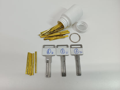 1238 LOTE 3 LLAVES IMPRESION IMP-KEY MULTIPUNTO