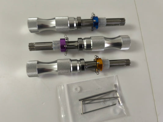 Juego 3 llaves maestras decodificador tubular