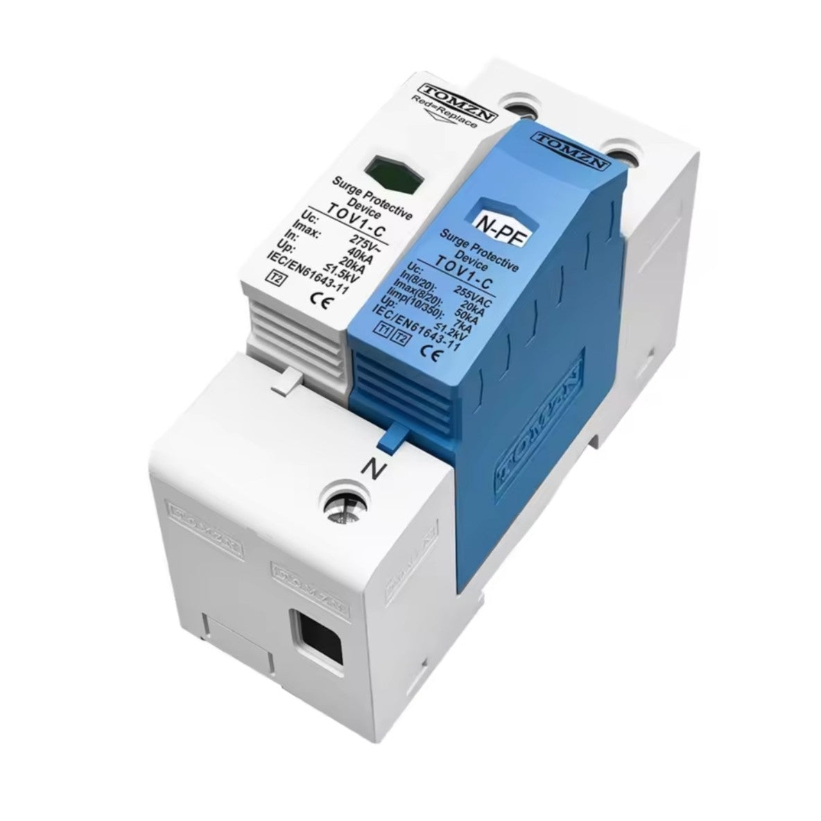 Sobretension 1260 SPD 2p T1/T2 centralizados