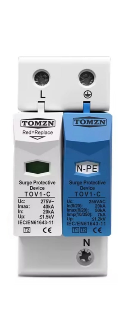 Sobretension 1260 SPD 2p T1/T2 centralizados