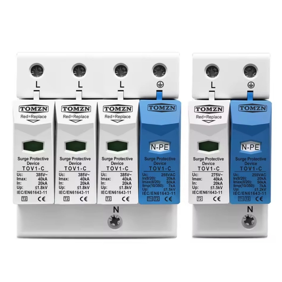 Sobretension 1260 SPD 2p T1/T2 centralizados