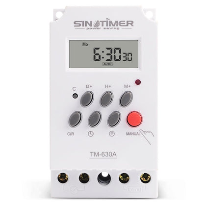 RELOJ 0469 PROGRAMADOR DIGITAL 30A/6000W HORARIO SUPERFICIE