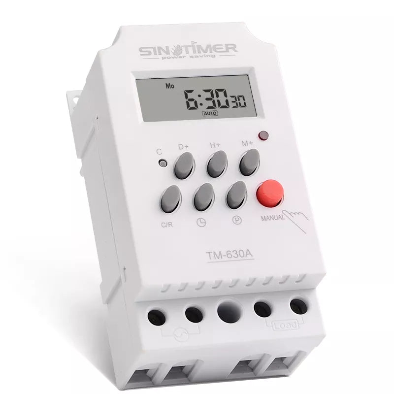RELOJ 0469 PROGRAMADOR DIGITAL 30A/6000W HORARIO SUPERFICIE
