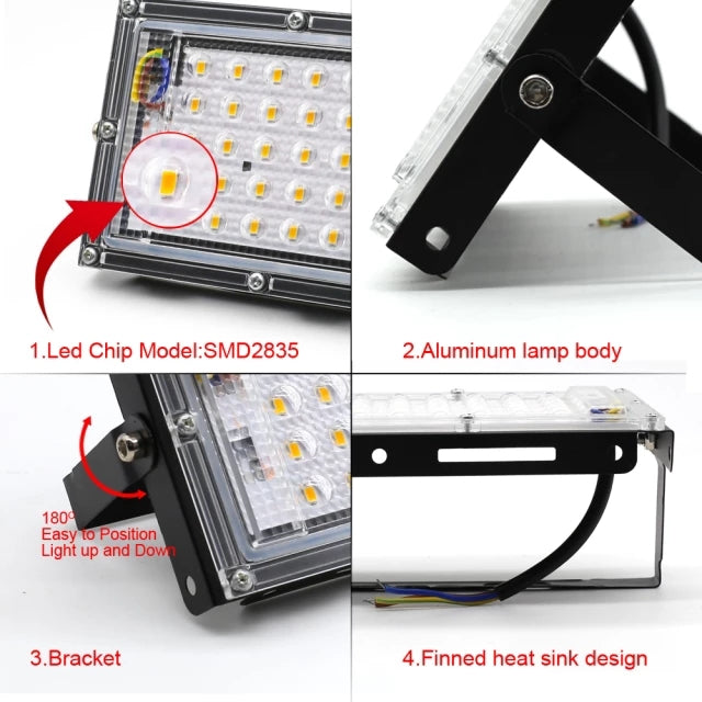 PLAFÓN 1140 LED MIXTO 50W 230V CULTIVO PROTEGIDO