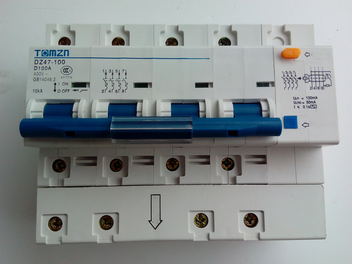 VIGI 0717 D100A/100MA/4P MAGNETOTÉRMICO + DIFERENCIAL