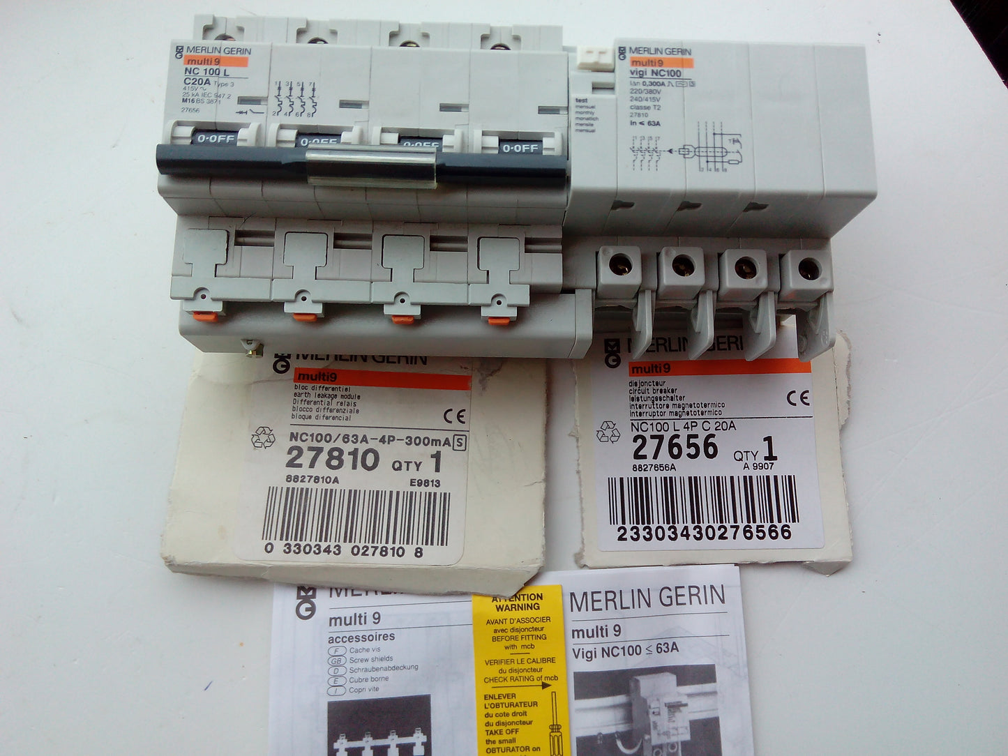 VIGI L C20A/4P + ID 63A/300MA MELIN GERIN