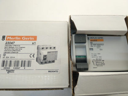 DIFERENCIAL ID 63A/30MA/0.03A/4P 23047 MERLÍN GERIN