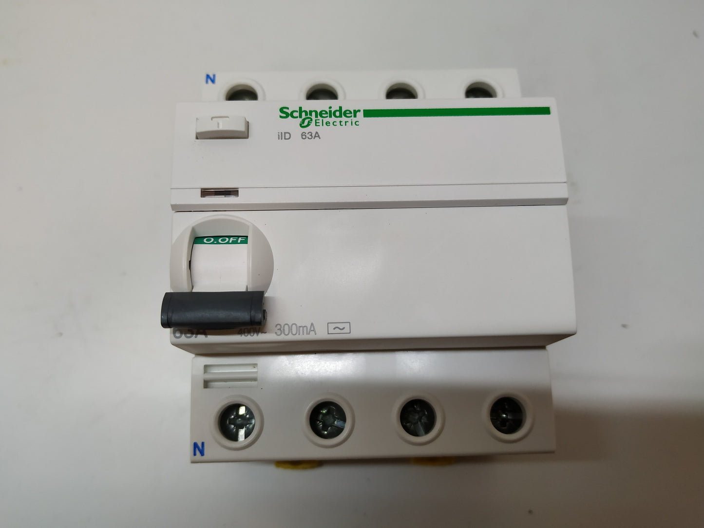 DIFERENCIAL 63A/300MA/0.3A/4P 10ka A9R84463 SCHNEIDER NUEVO