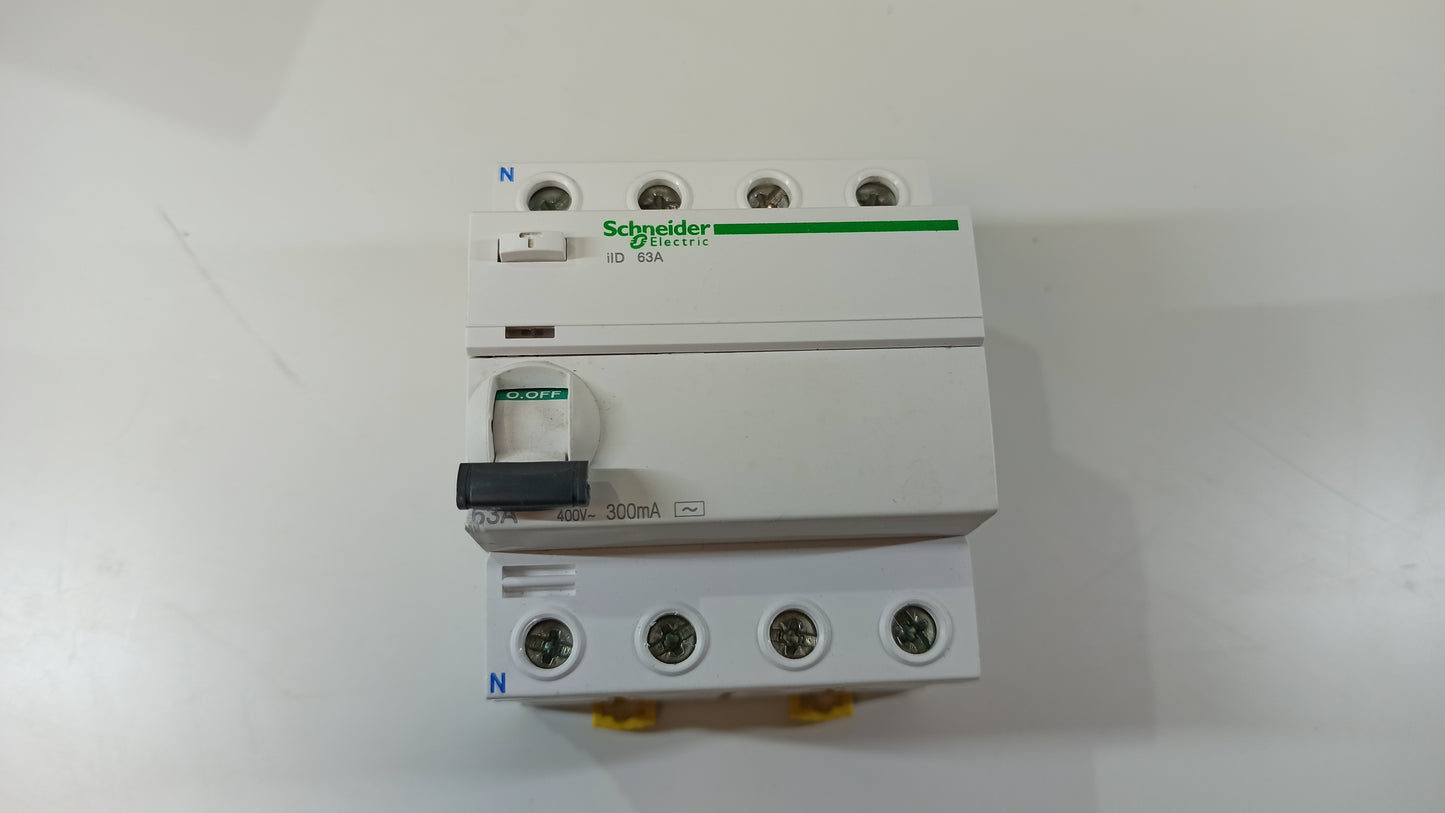 DIFERENCIAL 63A/300MA/0.3A/4P A9R84463 SCHNEIDER