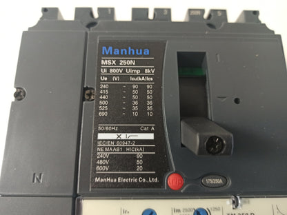 MSX250N 175/250A/4P INTERRUPTOR AUTOMATICO